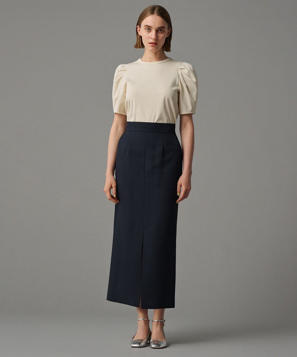 uncrave 【吸水速乾・洗濯機洗い可】エコ ドライ チノ Ｉラインスカート（uncrave STANDARD） 