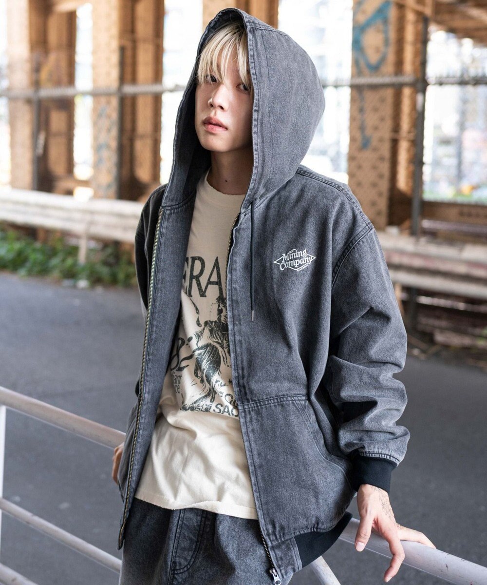 WEGO 【ユニセックス着用ITEM/MLサイズ展開】ワーカーズフードブルゾン 