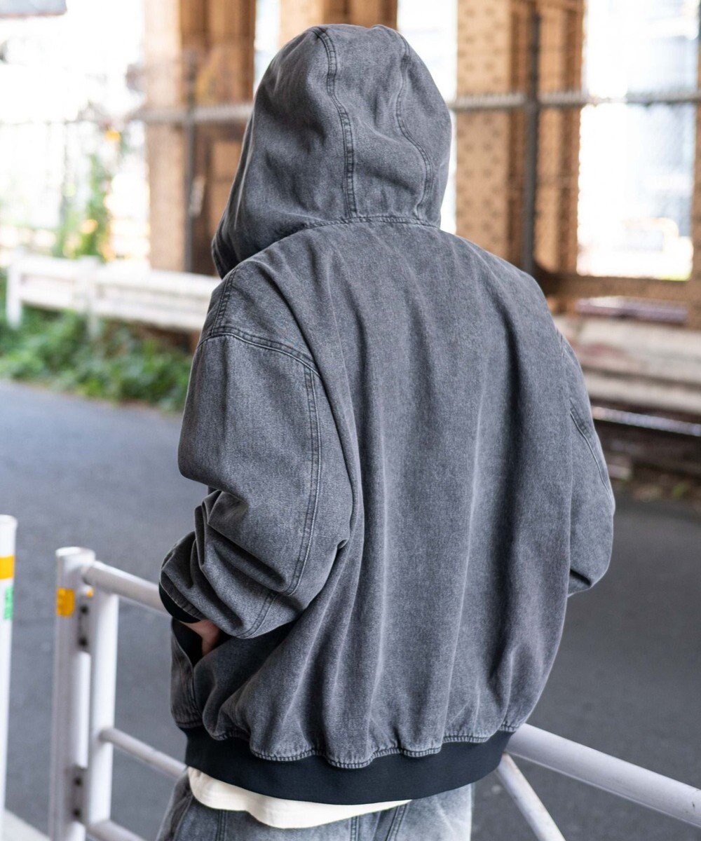 WEGO 【ユニセックス着用ITEM/MLサイズ展開】ワーカーズフードブルゾン 