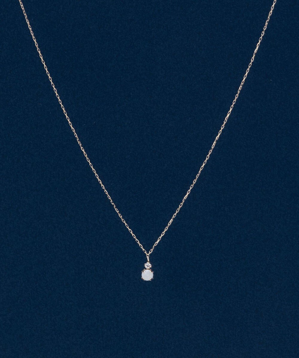 Phoebe 【K10】ジュエルラックネックレス　オパール/10月誕生石/天然石/全長:40cm 