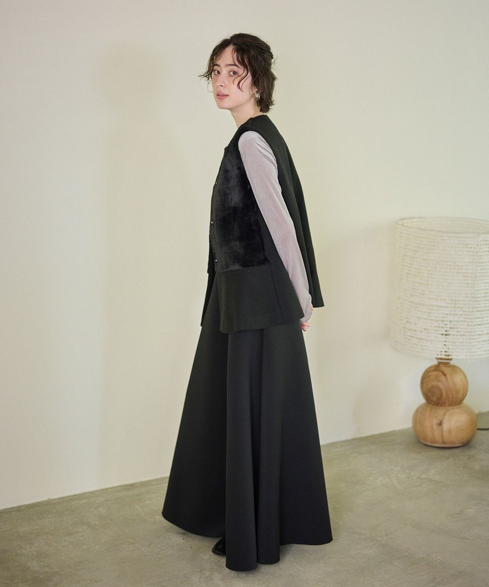 #Newans ペプラムシルエットファージレ 