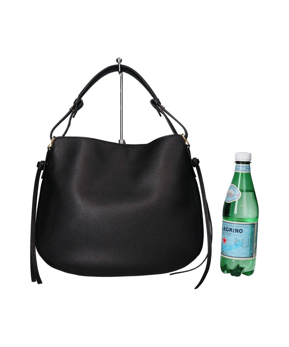 INTER-CHAUSSURES 【LORISTELLA】シュリンクレザーハンドバッグ 