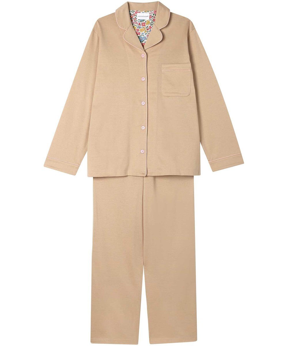 une nana cool 【綿100%】40/2コーマ天竺シルケットパジャマ MADE WITH LIBERTY FABRIC 