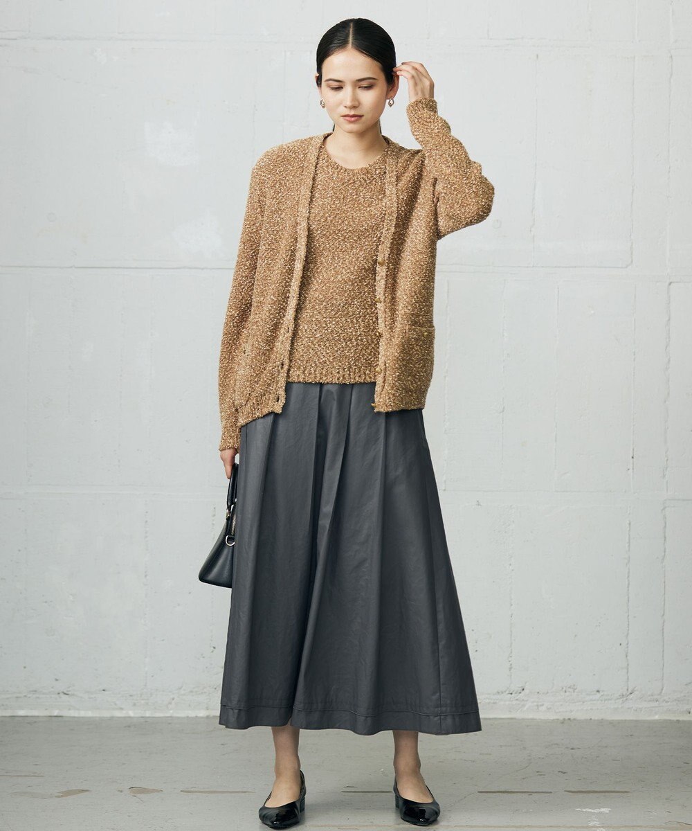 自由区 S 【カタログ掲載】ラメファンシーツイード カーディガン 