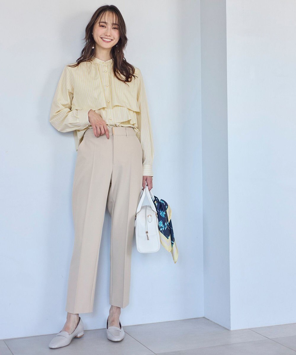 ANY SIS 【洗える】ラッフルレイヤード ブラウス 