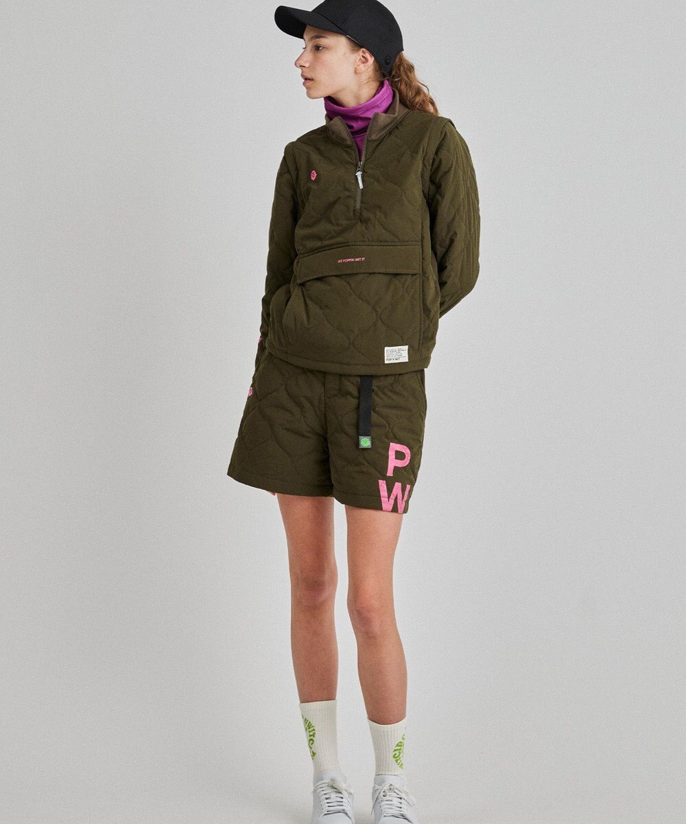 PW CIRCULUS 【WOMEN】ひょうたんキルティング中綿ショートパンツ 