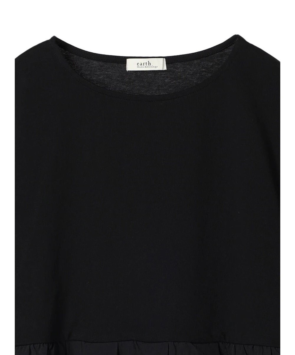 earth music&ecology 異素材チュニックカットソー 