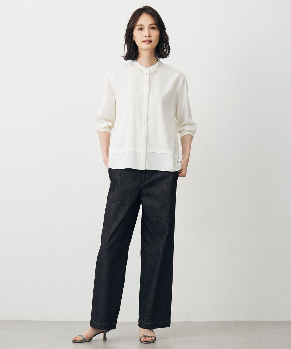 J.PRESS LADIES LIMBLESS50ツイル ブラウス 