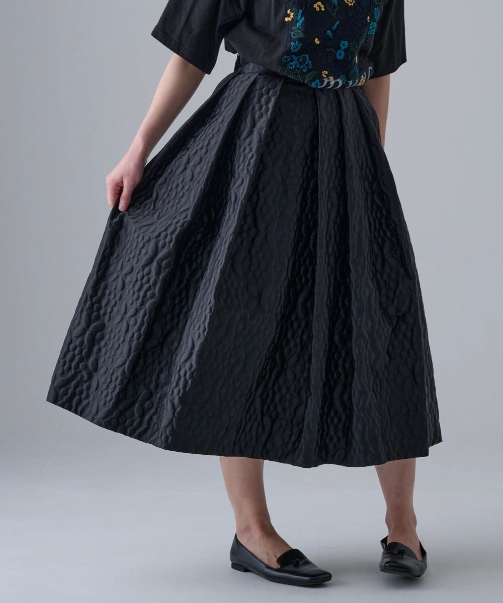 muuc 【土の凹凸を表現したナイロン素材】テレイン スカート 