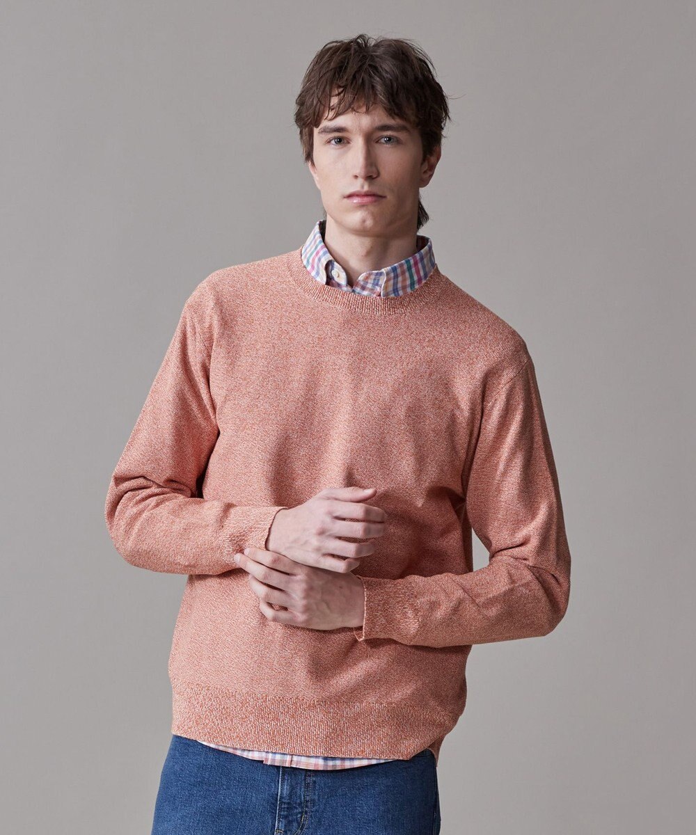 J.PRESS MEN ギマコットンクルーニット 
