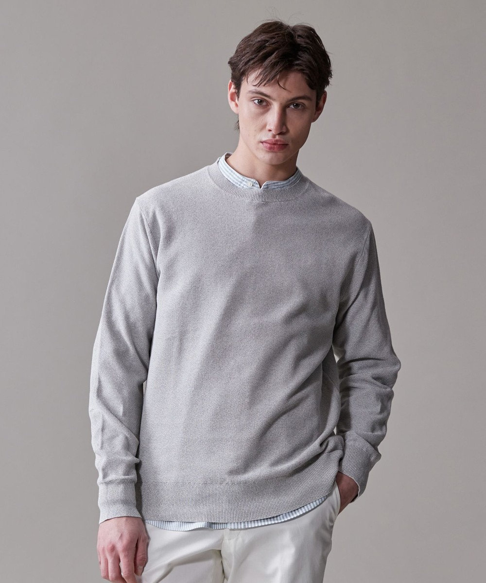 J.PRESS MEN ギマコットンクルーニット 