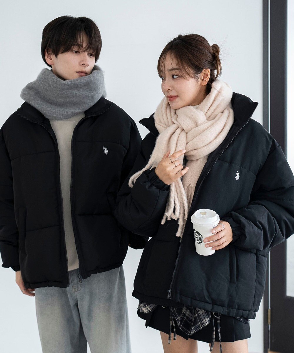 WEGO 【WEB限定/Sサイズ新登場/お気に入り登録者数5万人越えの大人気アイテム】U.S. POLO ASSN.別注パデッドジャケット 