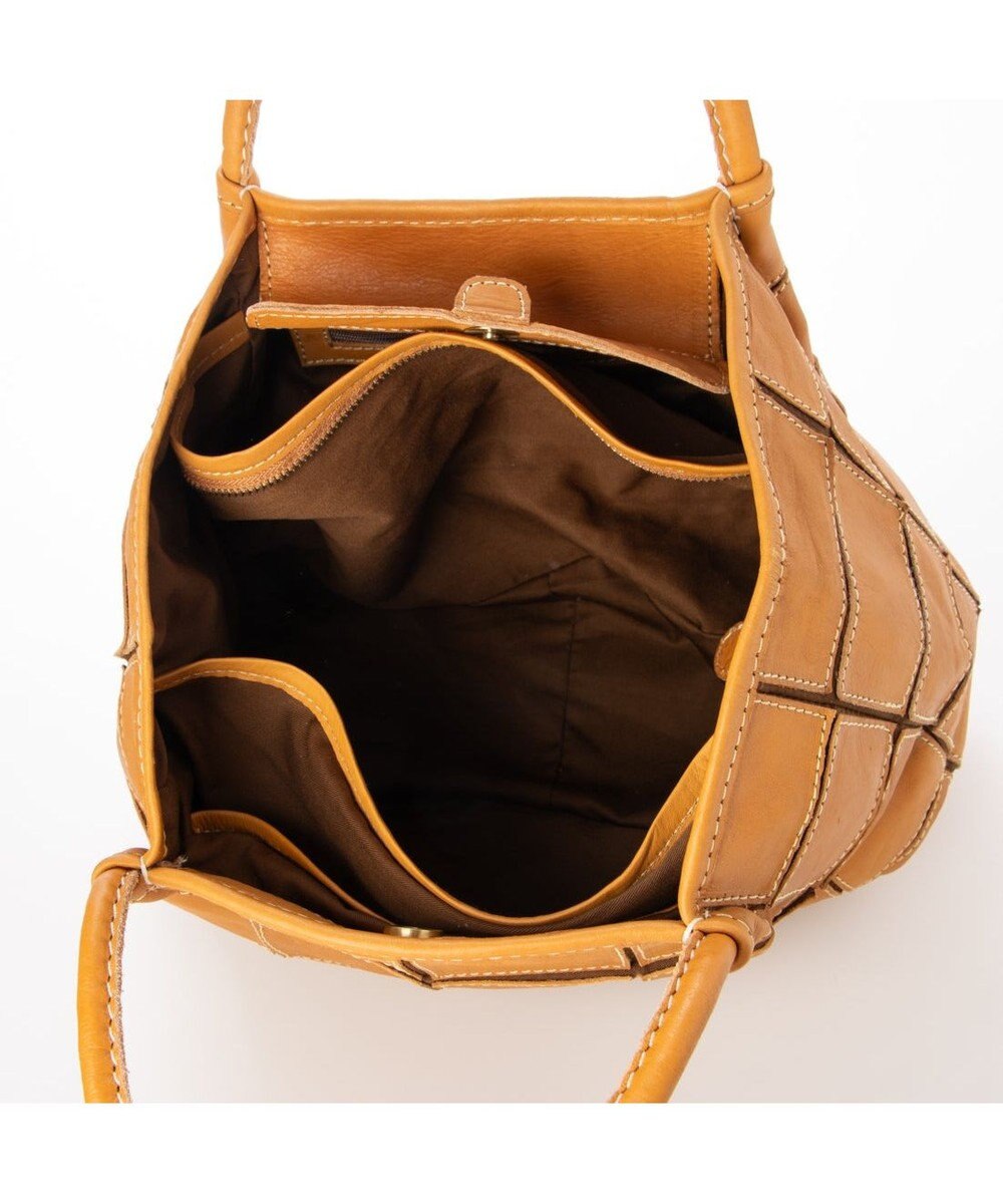 UNBILLION ピークスピーク PEAKSPEAK / 牛革パッチワーク・フラップトートL 