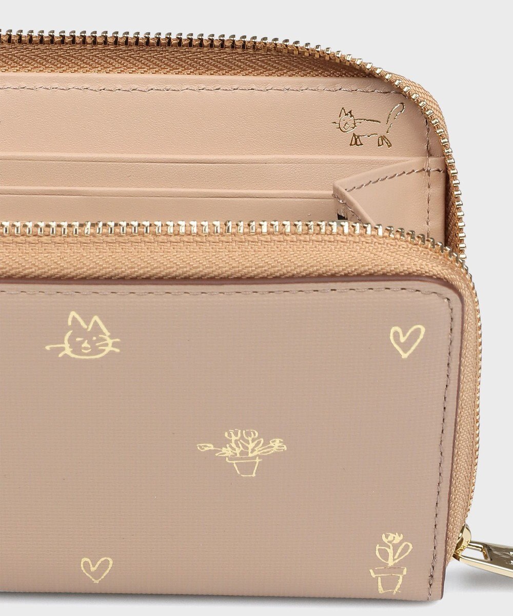 Paul Smith ミックスドゥードゥル ラウンドジップ 長財布 