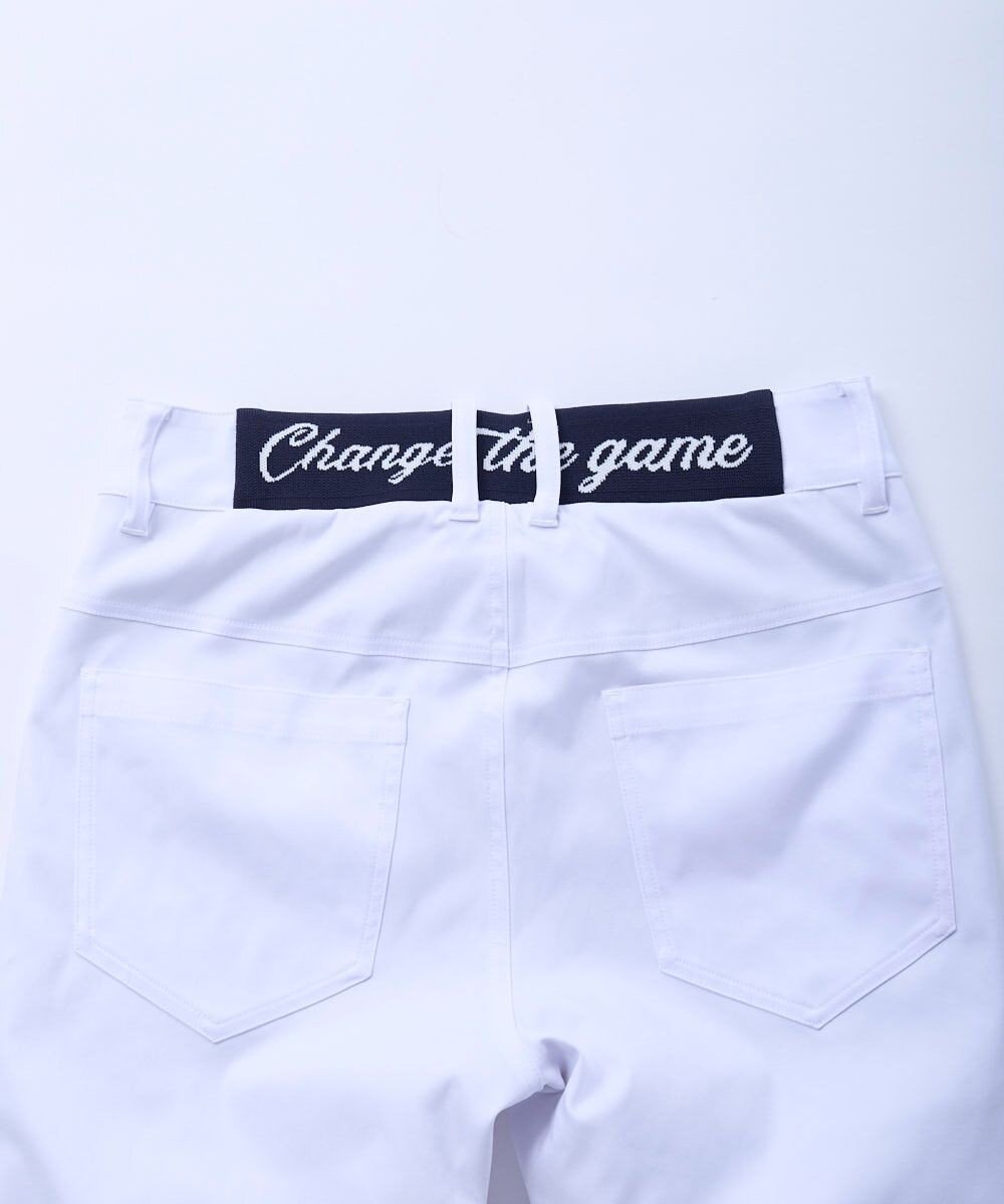 FILA GOLF／marie claire 【FILA GOLF】 ウェストロゴジャガードゴムツイルロングパンツ 