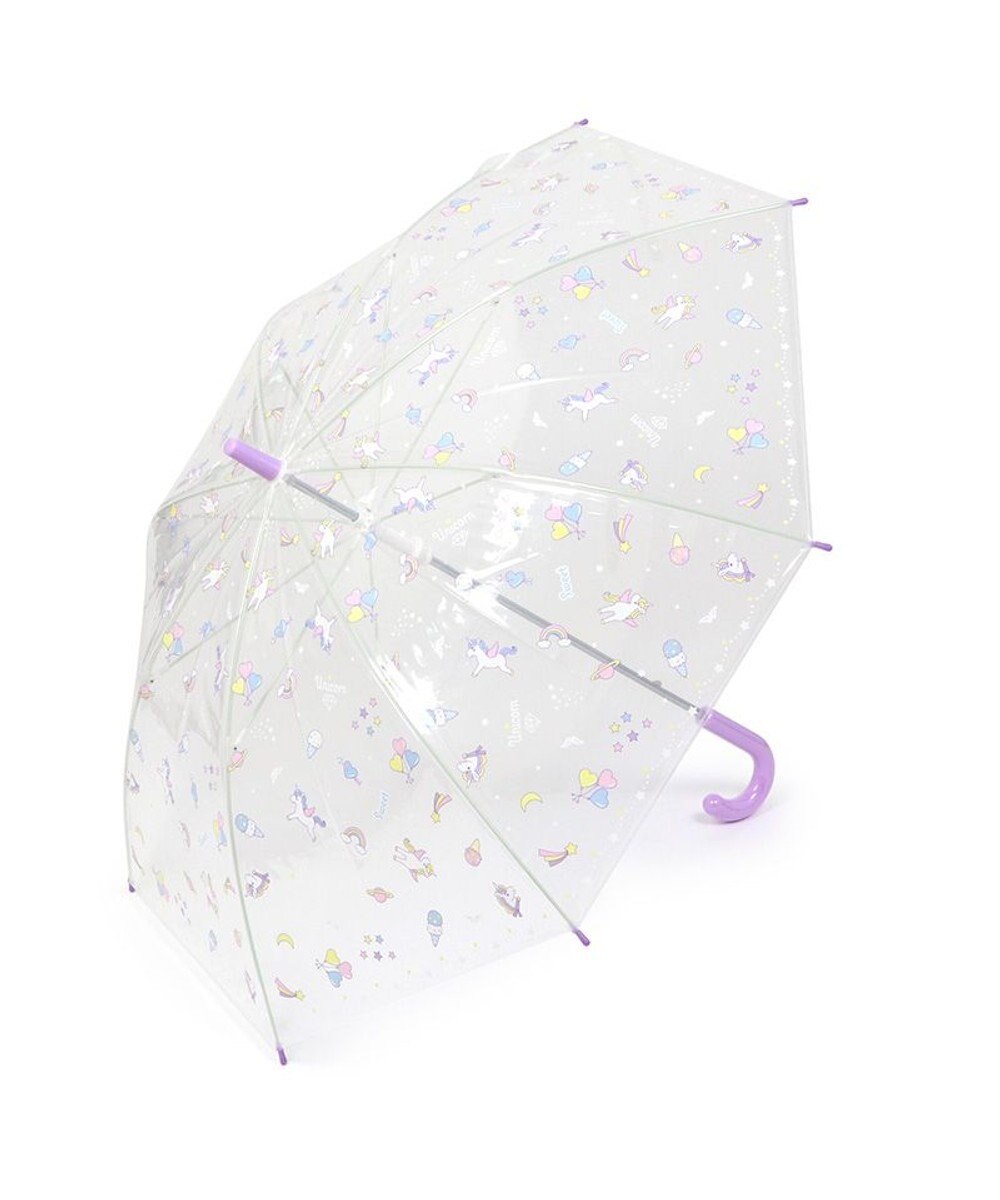 Mother garden マザーガーデン 透明 長傘 子供用 50㎝ 《 ユニコーン / 野いちご 》 