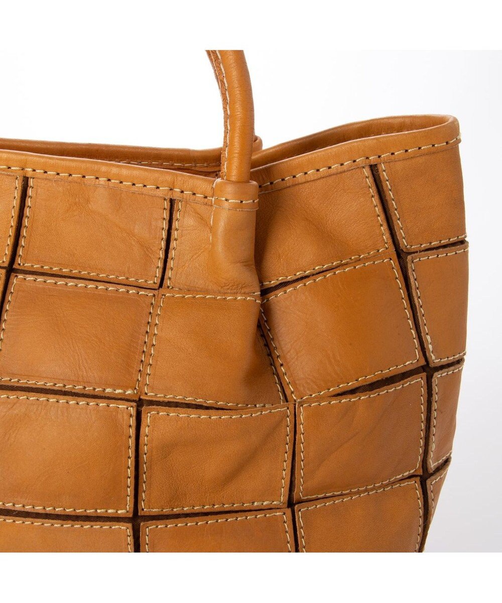 UNBILLION ピークスピーク PEAKSPEAK / 牛革パッチワーク・フラップトートL 