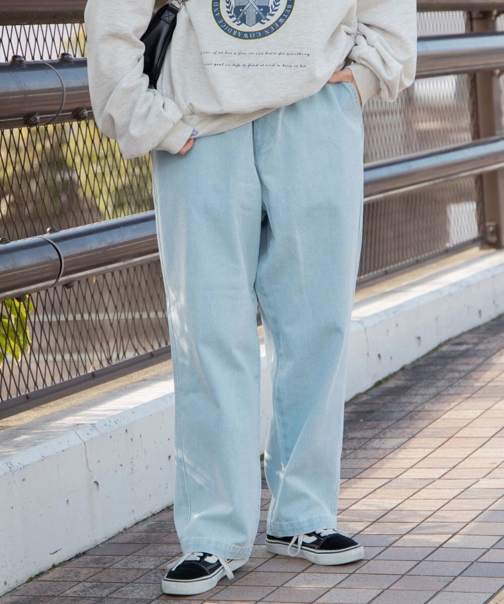 WEGO 【ユニセックス着用ITEM/手洗い可】バギーパンツ 