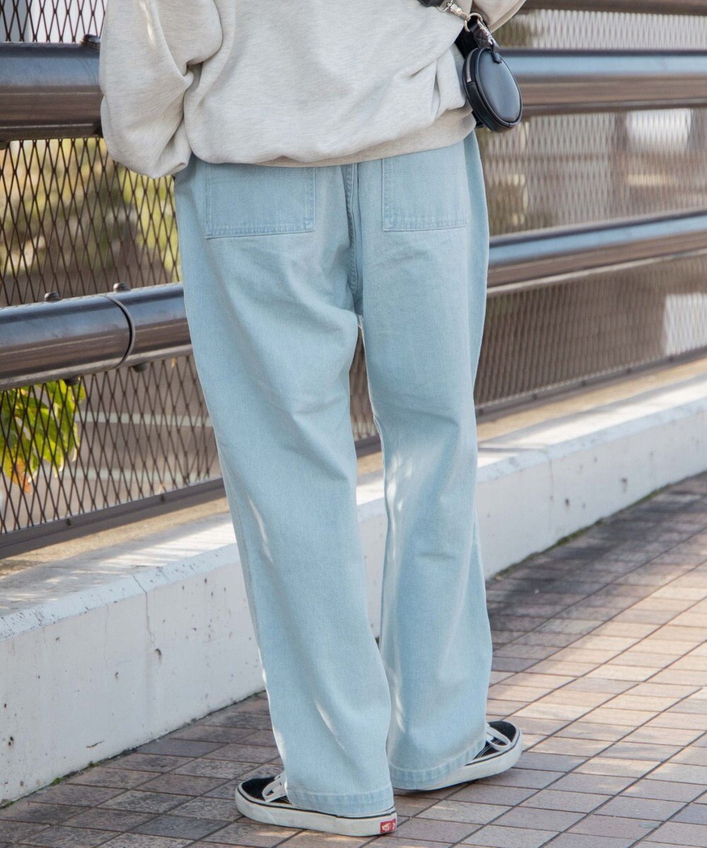 WEGO 【ユニセックス着用ITEM/手洗い可】バギーパンツ 