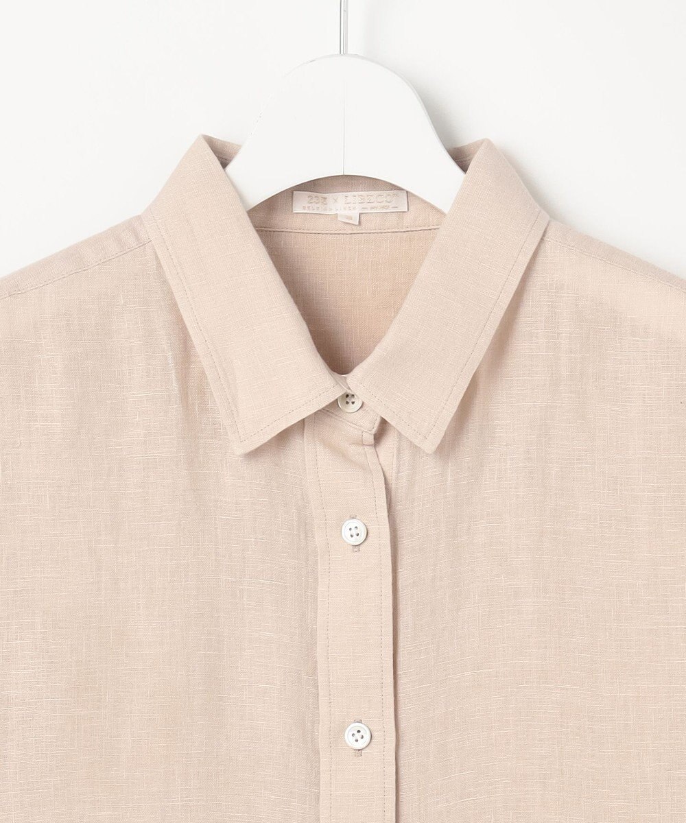 23区 【先行予約】LIBECOリネン ベーシック シャツ 