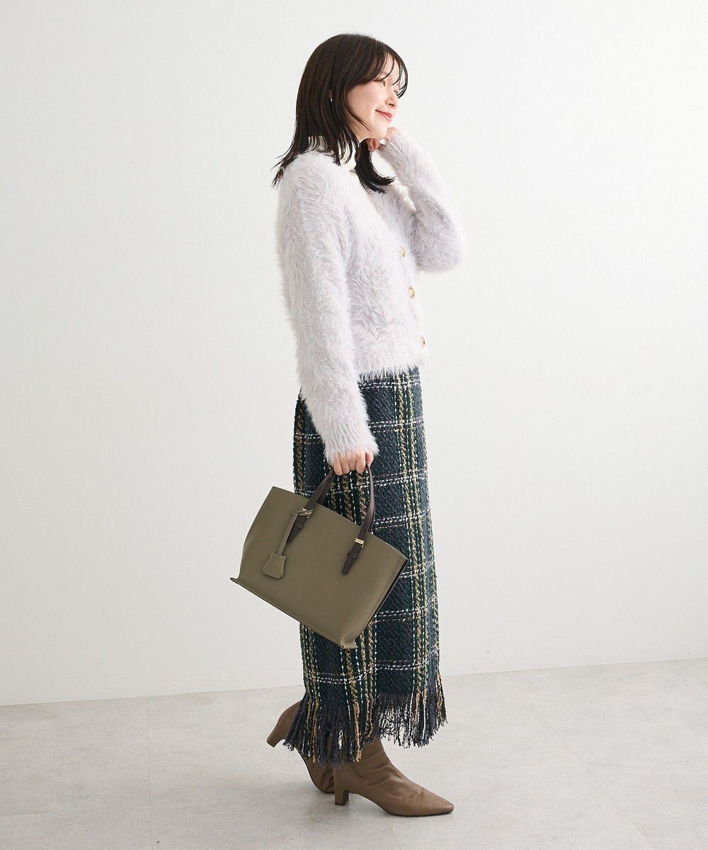 Green Parks ・Ｐｅｔｉｔ　Ｆｌｅｕｒ　シャギーニットカーディガン 