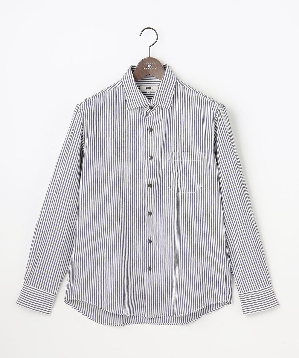 JOSEPH ABBOUD 【イージーケア・JAPANファブリック】ブロックストライプ シャツ 
