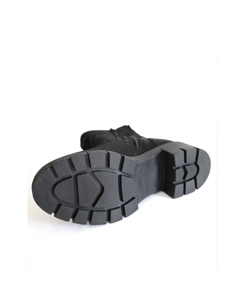 Pointer 本革ミドル丈ブーツ 