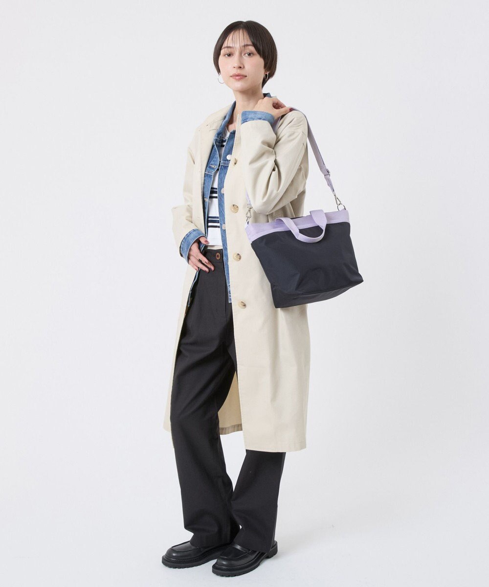 LeSportsac BUCKET TOTE/ディープシー/ソフトラベンダー 