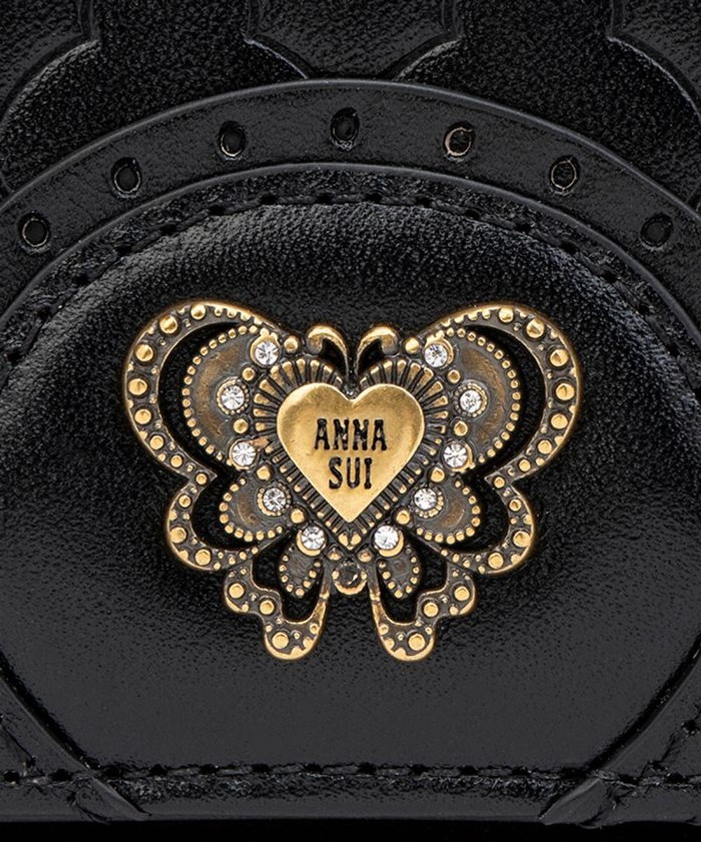 ANNA SUI エレノア 内Lファスナー二つ折り財布 