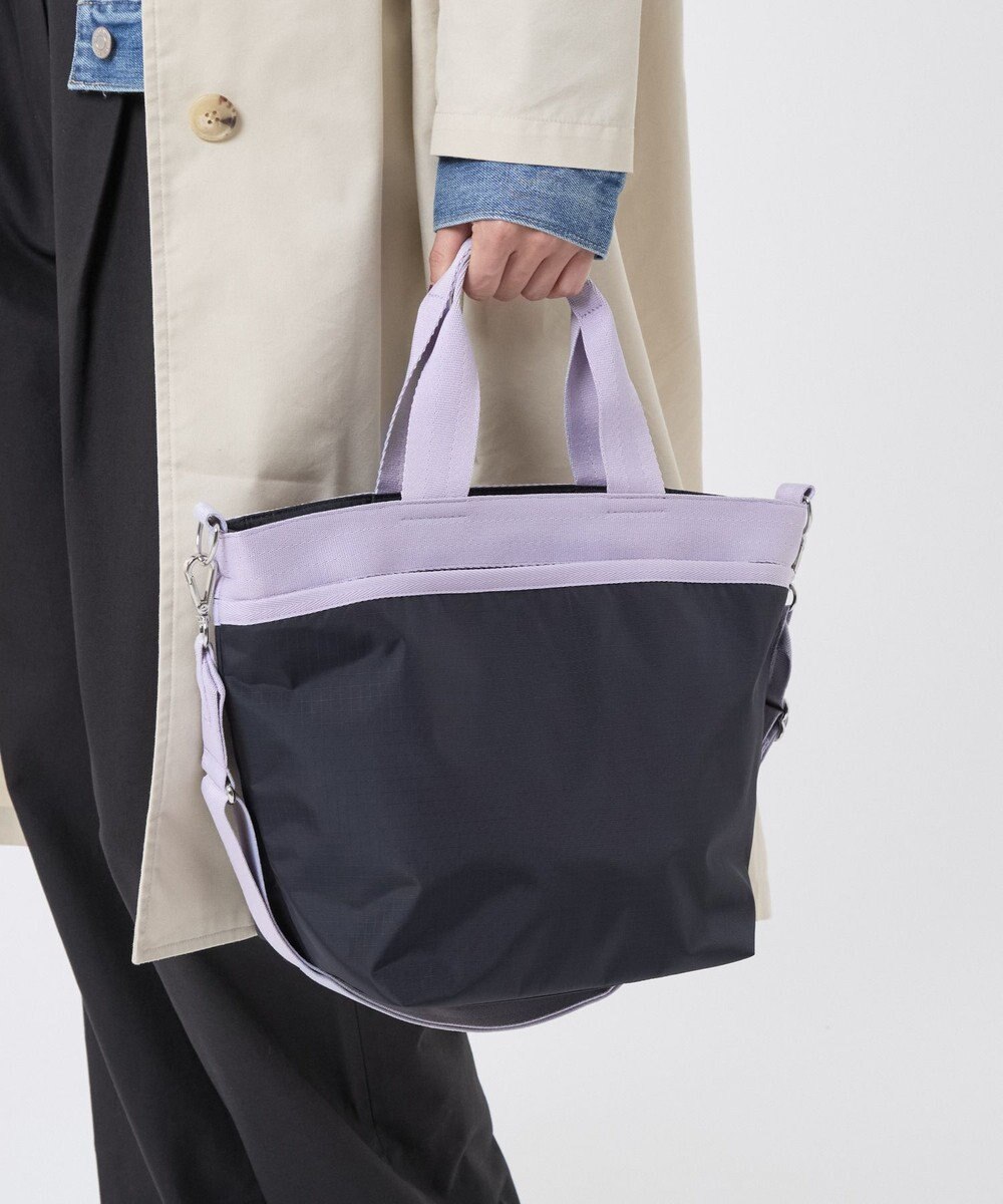 LeSportsac BUCKET TOTE/ディープシー/ソフトラベンダー 
