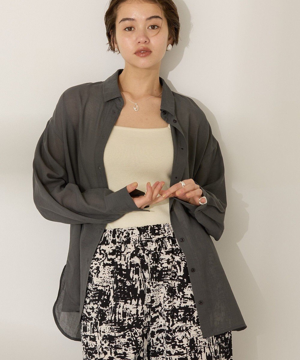 AMERICAN HOLIC シアーボイルレギュラーシャツ 