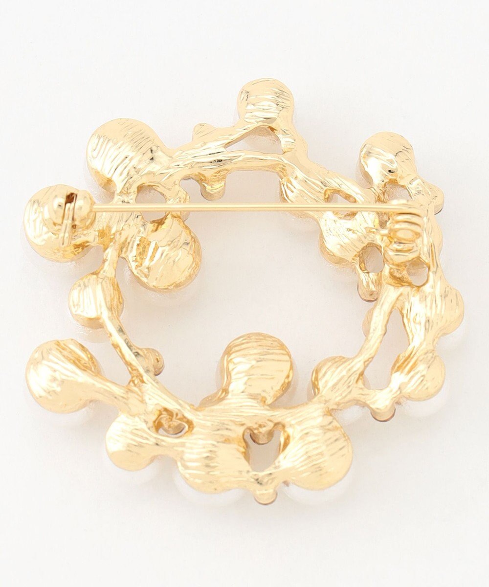 ANY サークルパールブローチ 