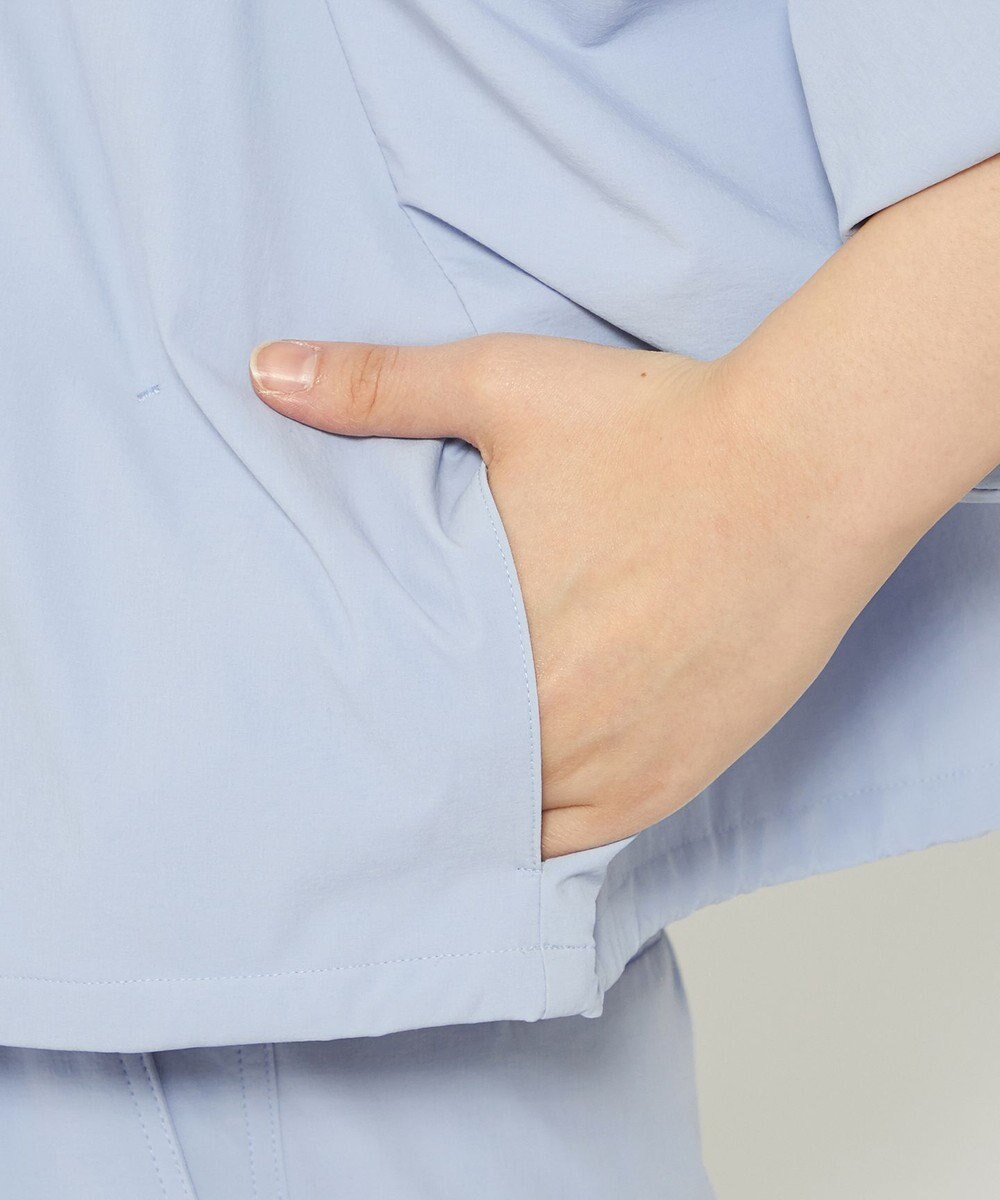 uncrave 【撥水・接触冷感・UVカット・洗濯機洗い可】マルチファンクションナイロン ２WAYブルゾン（uncrave STANDARD） 