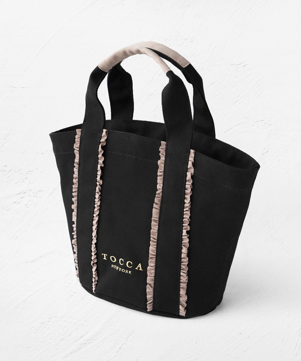TOCCA 【八木アリサさん着用】TRILL TRIM CANVASTOTE キャンバストートバッグ 