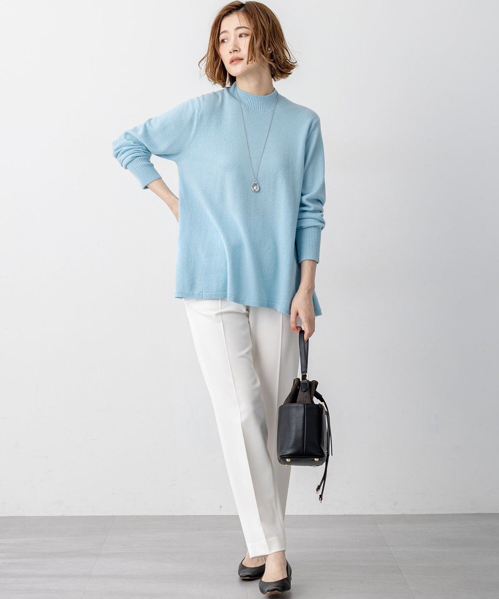 23区 S 【洗える】ピュアカシミヤ フレア ニット 