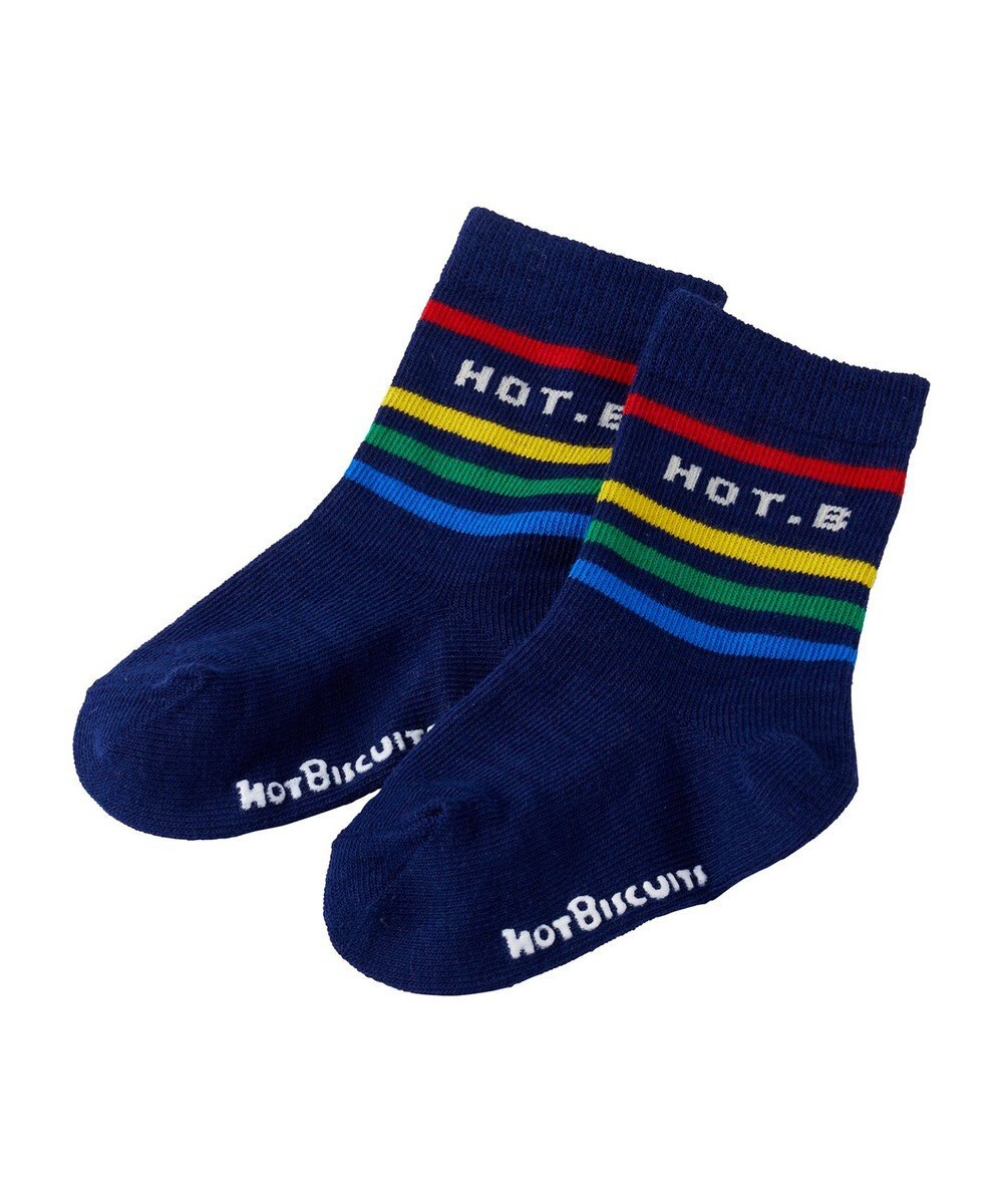 MIKI HOUSE HOT BISCUITS 【9-19cm / 靴下2足セット】 クルー丈 ソックスパック2足セット 