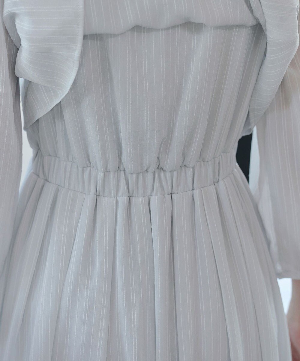 Tiaclasse 【新色追加】シフォンドレープワンピース 