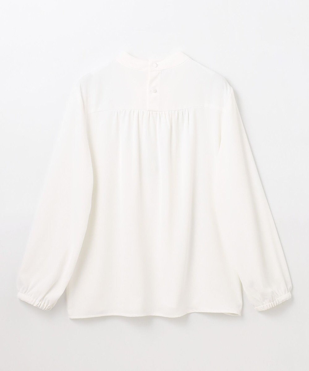 ANY 【2WAY/洗濯機可能】華やぎボウタイブラウス 
