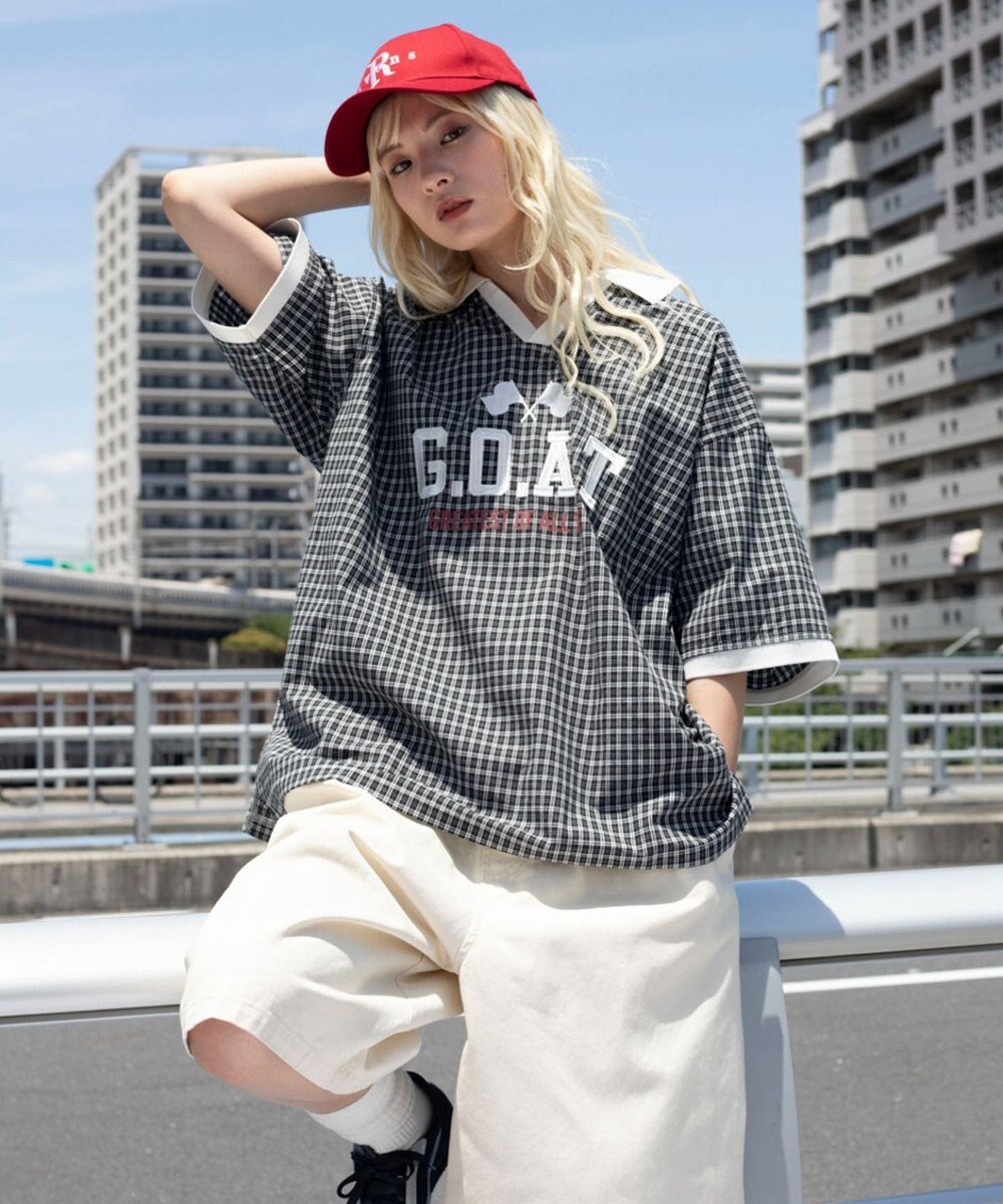WEGO 【ユニセックス着用ITEM】チェックゲームシャツ 
