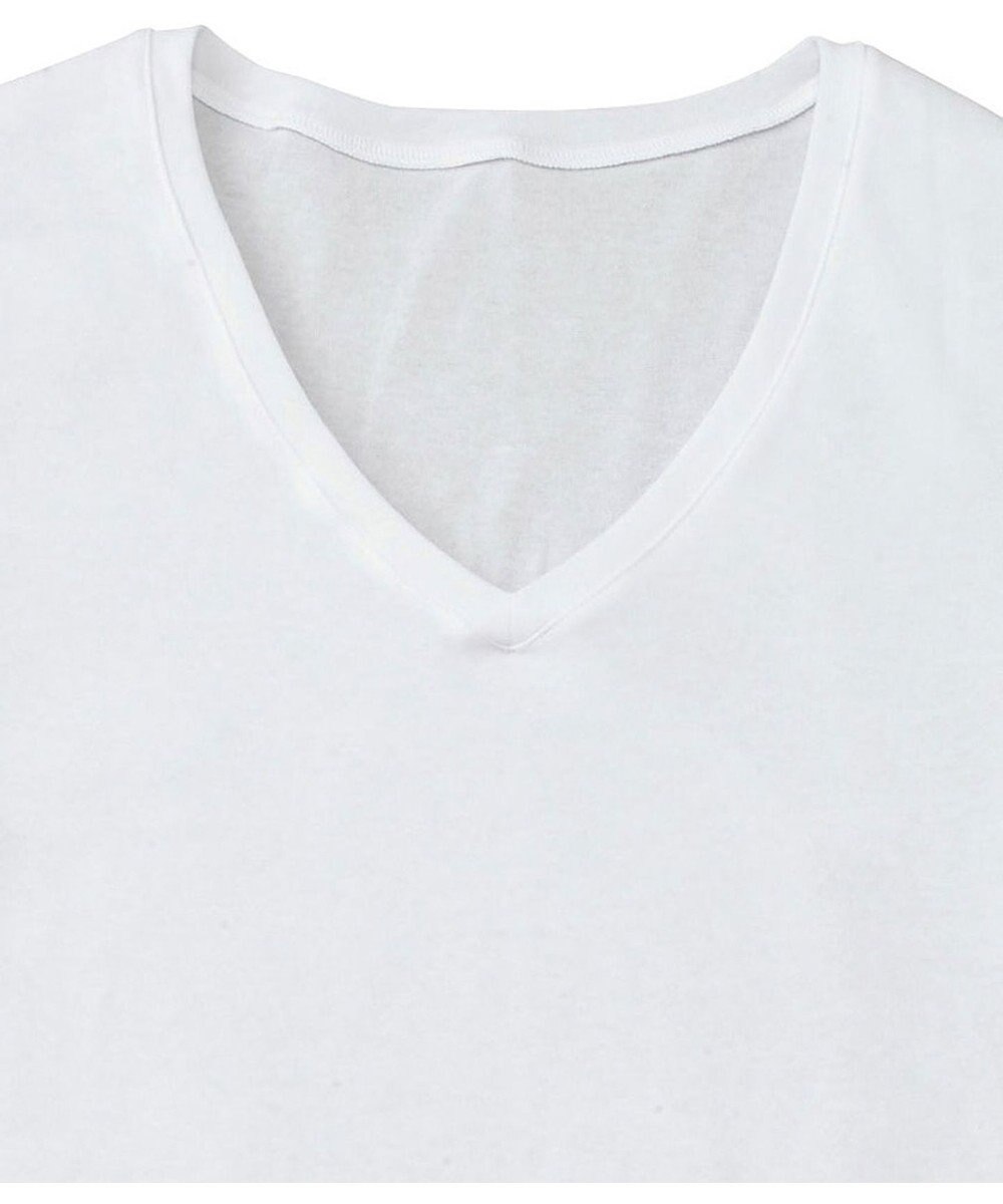 WACOAL MEN 綿混インナー Vネック ３分袖 しっかりあたたかい 保温性 肌側起毛 ストレッチ素材 逆三シルエット設計 メンズ GL5020 /ブロス 