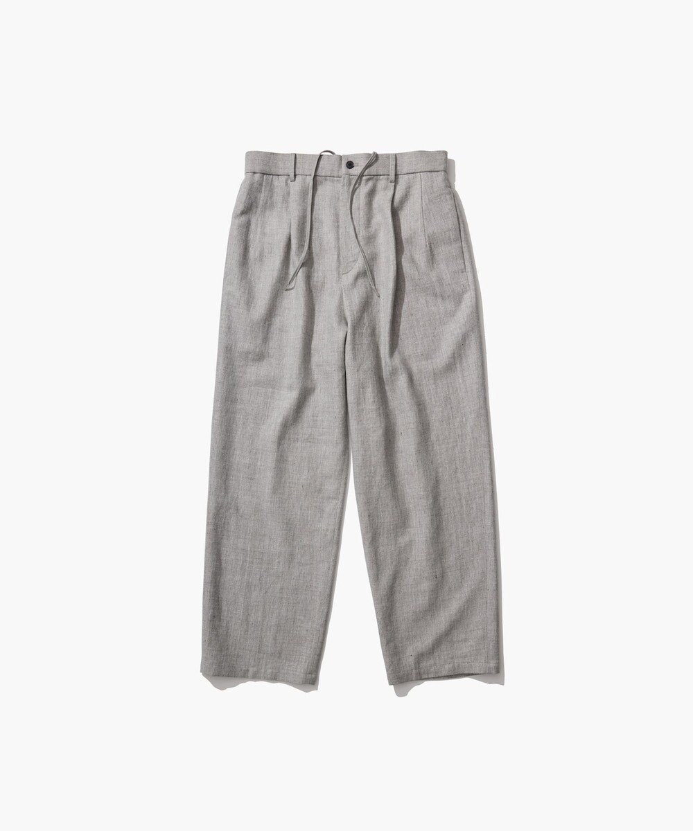 ATON LINEN WOOL TWILL | ルーズフィットパンツ - UNISEX 