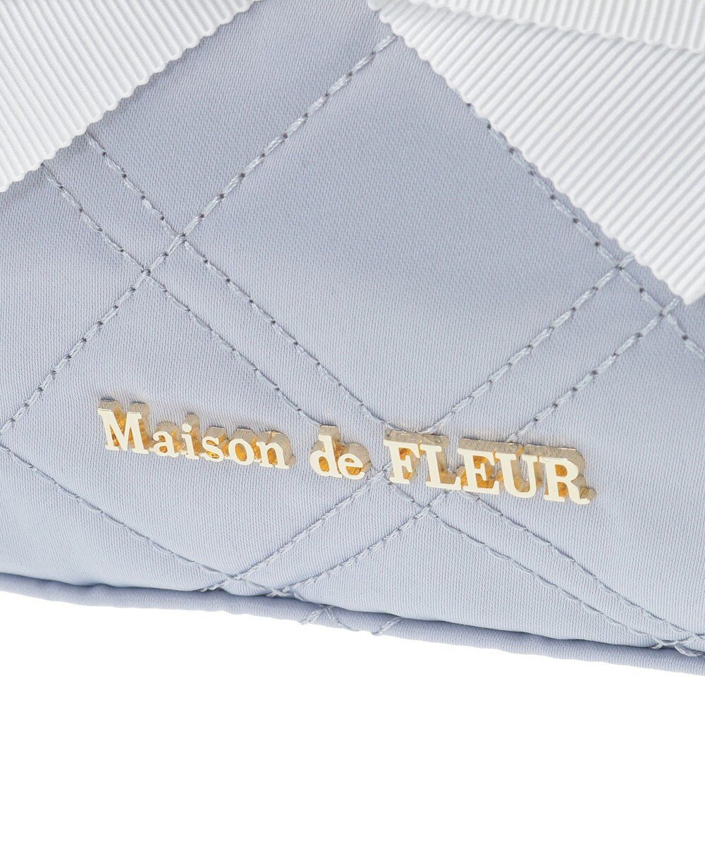 Maison de FLEUR ローズ2Wayキルティングミニトートバッグ 