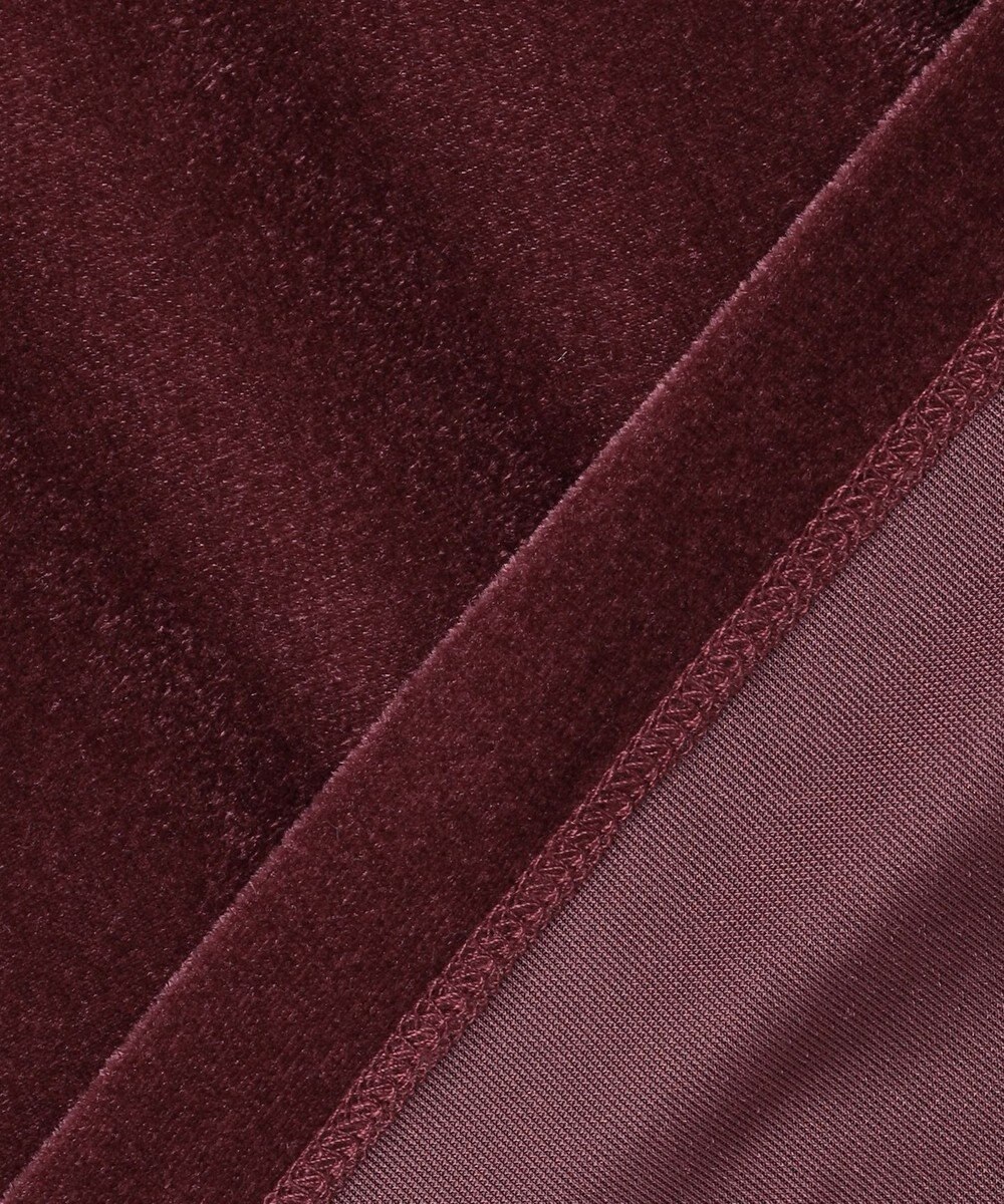 自由区 L シアーベロア カーディガン 