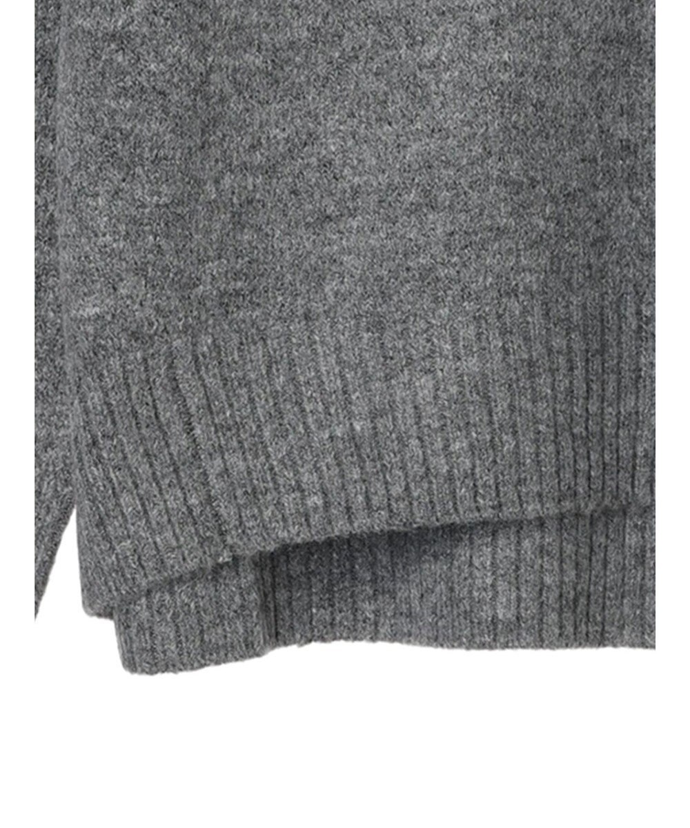 Green Parks ｆｕｗａっとメランジ前後差ニットプルオーバー 