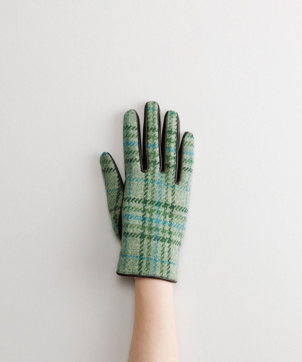 ORuKuBET Harris Tweed グローブ(WOMEN)【日本製・保湿成分/スクワラン加工・ 抗菌機能・タッチパネル対応】 