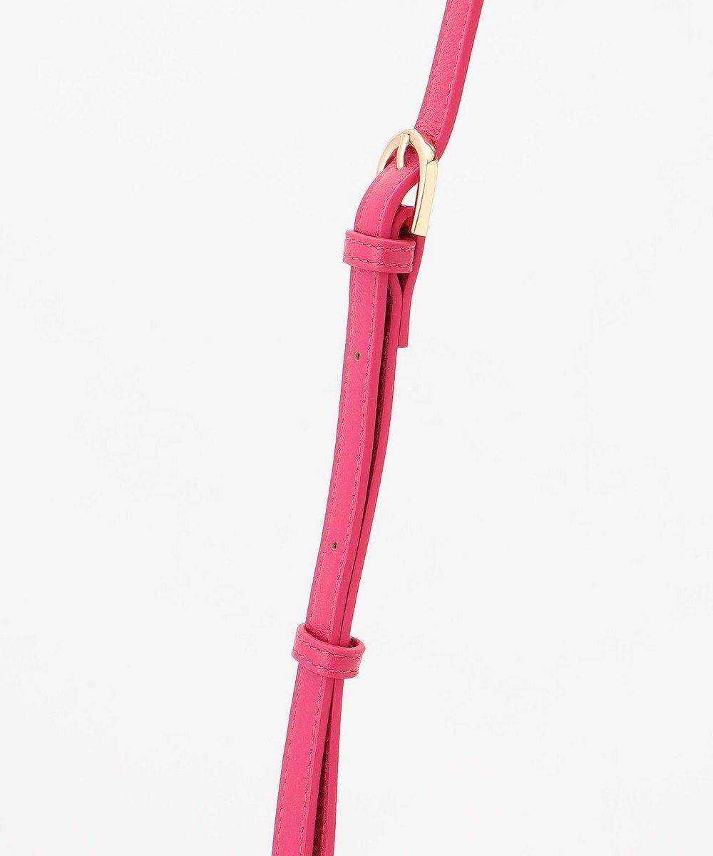 LA BAGAGERIE シープレザー　ギャザーミニバッグ 