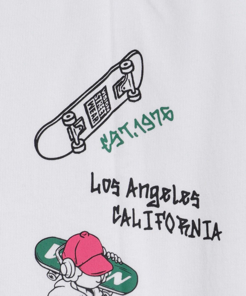 WEGO 【ユニセックス着用ITEM】別注VISIONグラフィックスリーブプリントT（LS） 