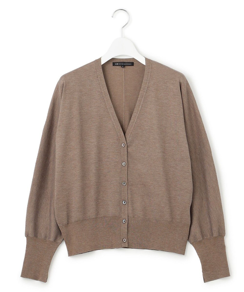 23区 S 【洗える】オータムシャイニー ニットカーディガン 