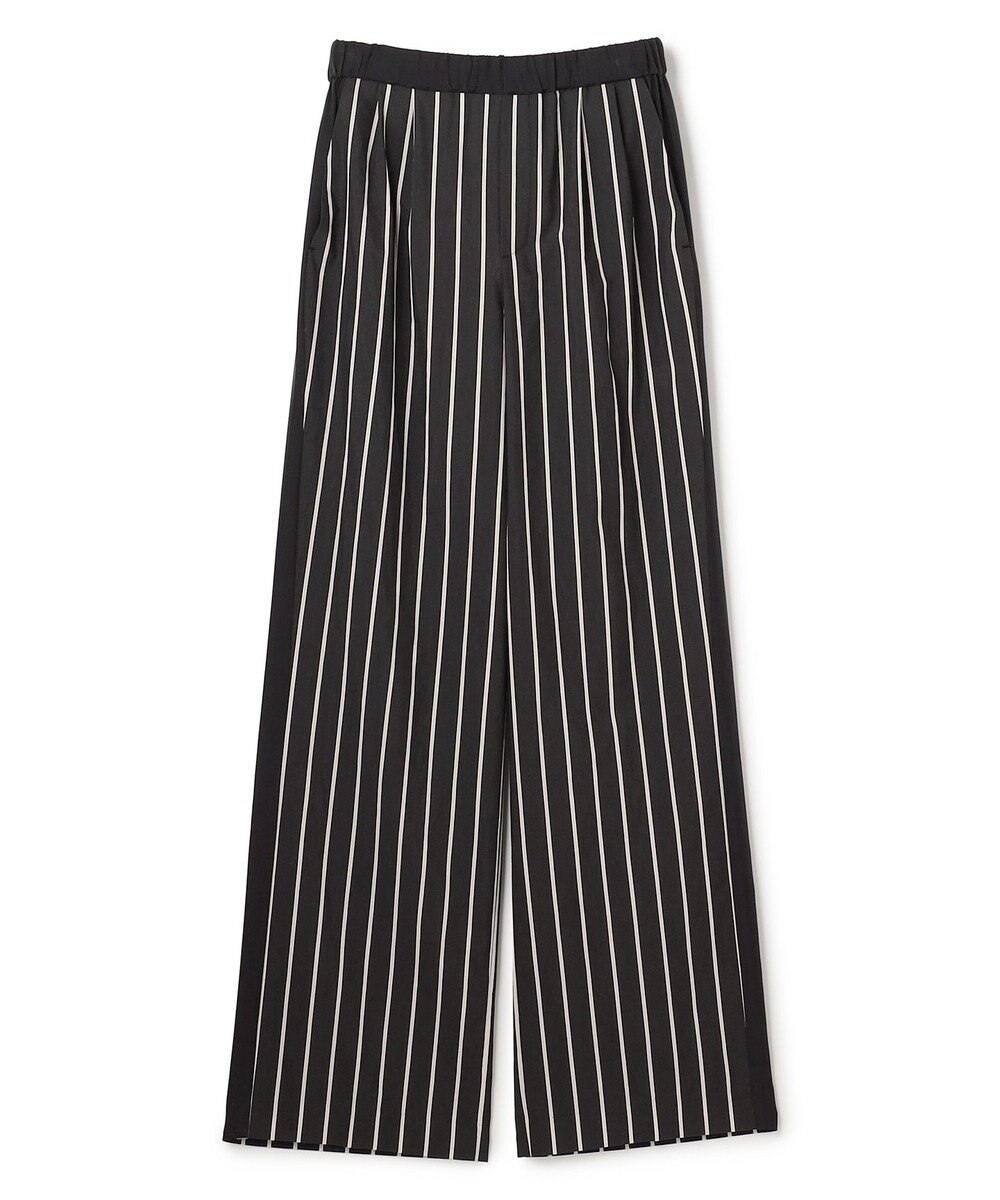 BEIGE， QUARTZ / 側章コンビ ストライプパンツ 