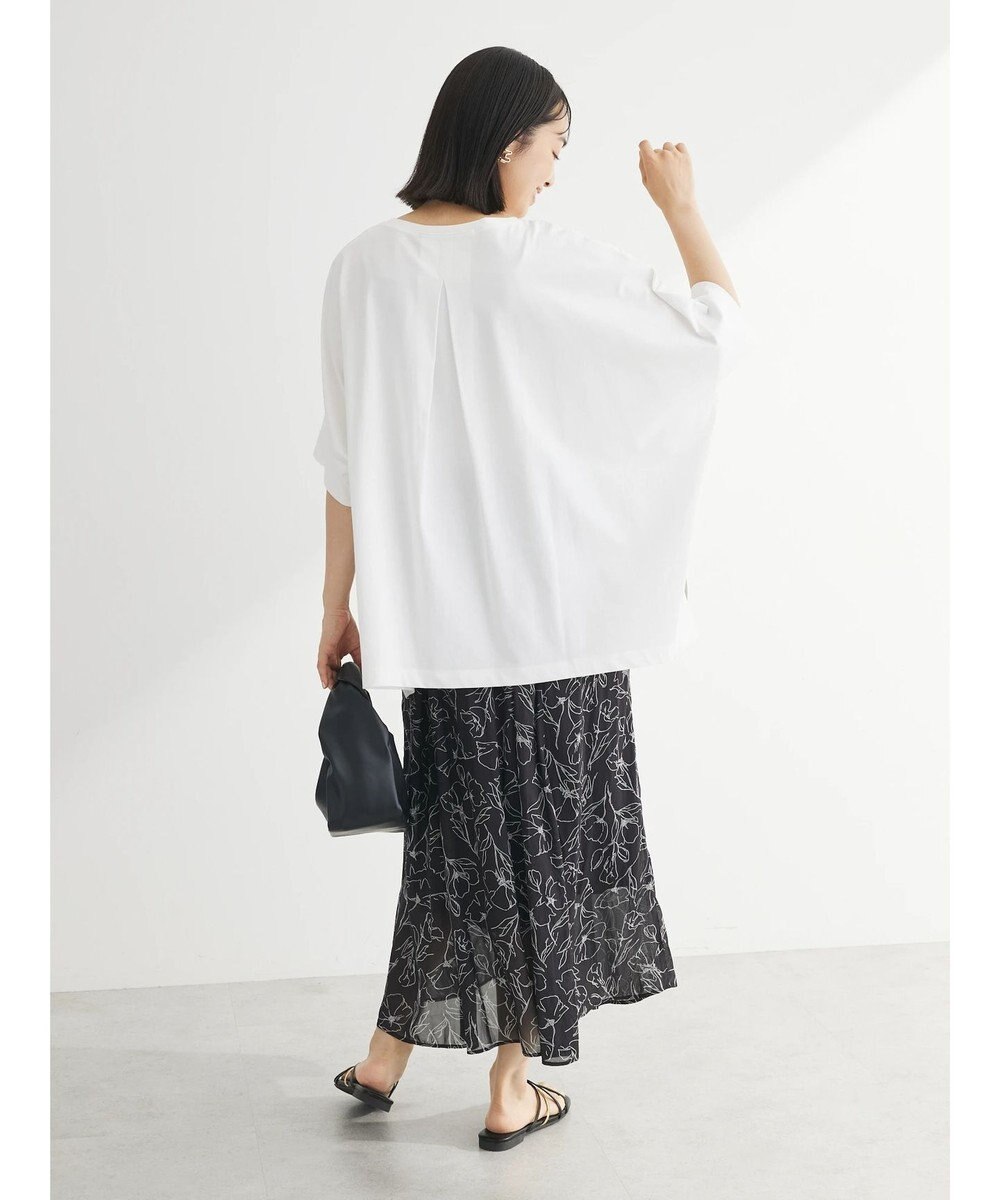 Green Parks 冷っとすずやか　ドルマンカット５分袖プルオーバー 